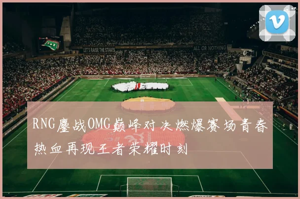 RNG鏖战OMG巅峰对决燃爆赛场青春热血再现王者荣耀时刻